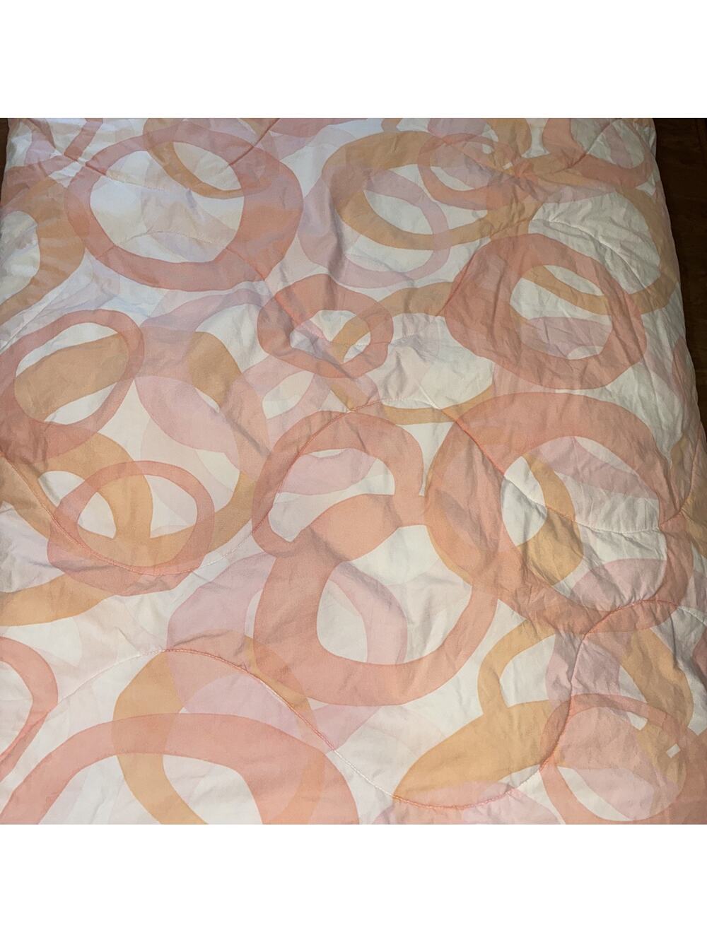 Pottery‎ Barn Teen Pink Peach Comforter Full Queen Girly
